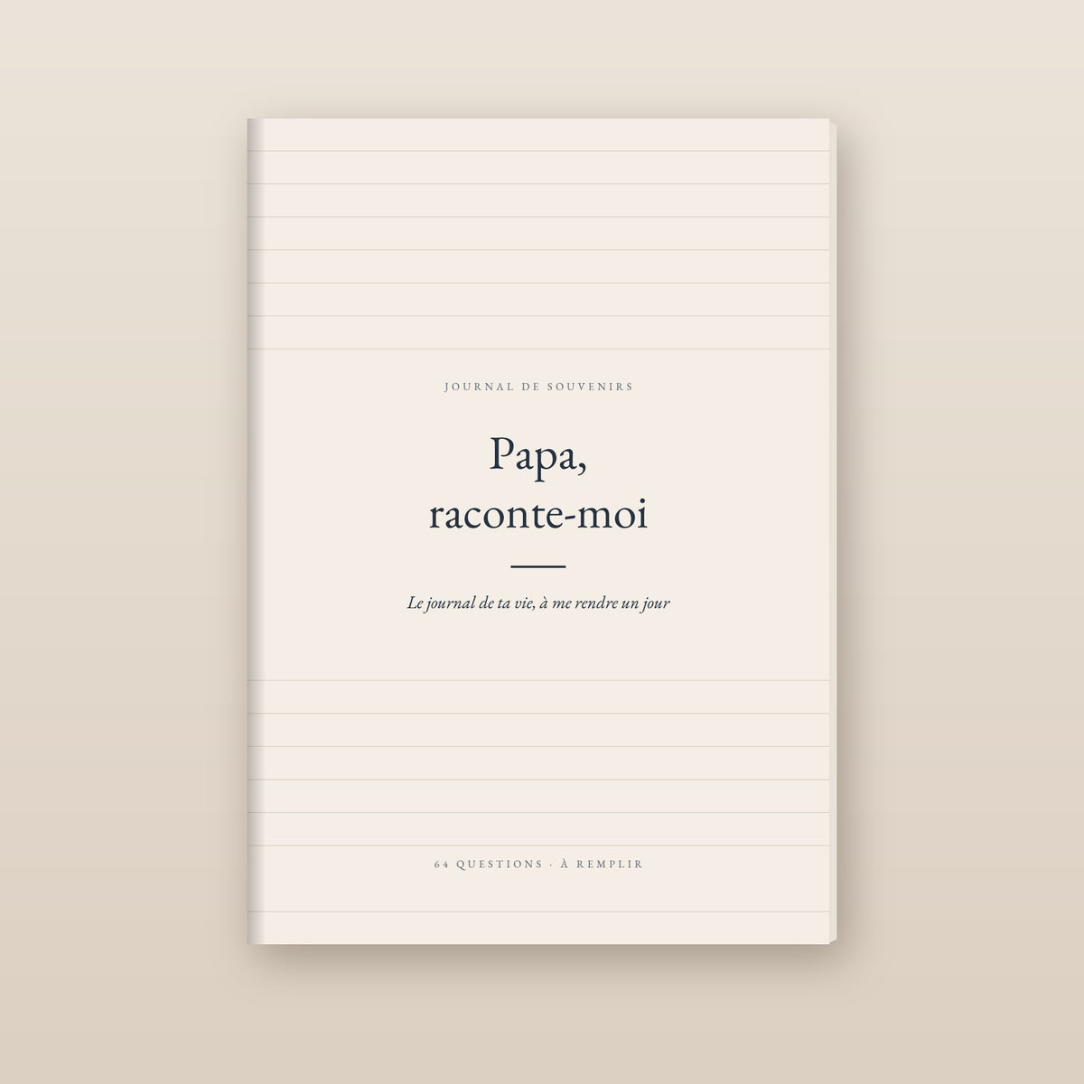Raconte-moi — le journal de ta vie, à offrir