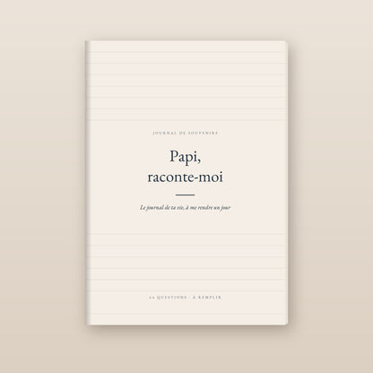 Raconte-moi — le journal de ta vie, à offrir