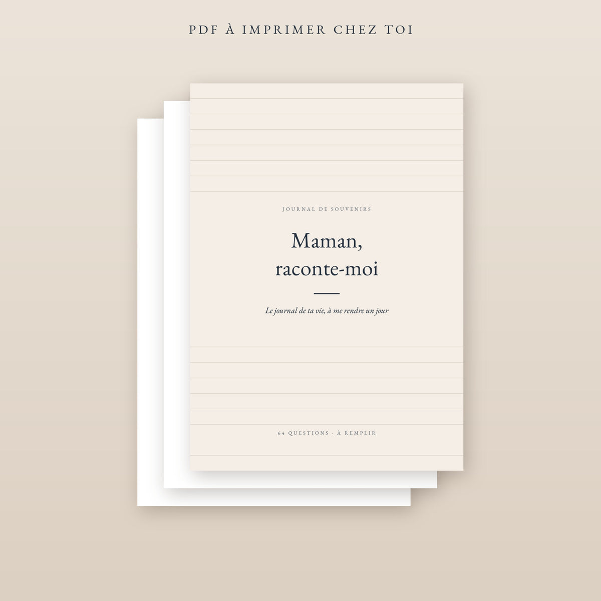 Raconte-moi — PDF à imprimer