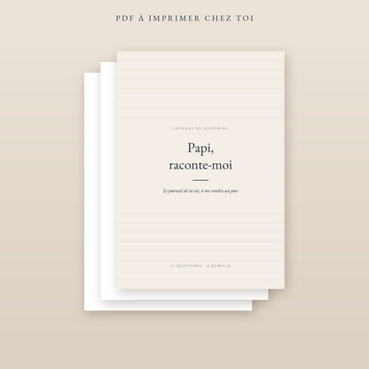 Raconte-moi — PDF à imprimer